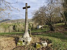 Croix de Curt, Saint-Pierre-de-Genebroz, Savoie.