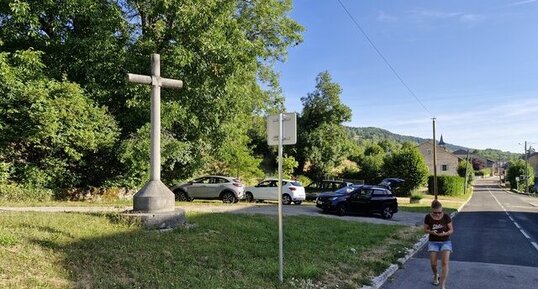 Croix de Corcelles, Champdor-Corcelles, Ain.