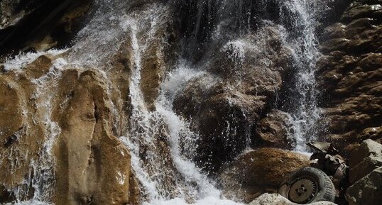 Une cascade du canyon de la Vence