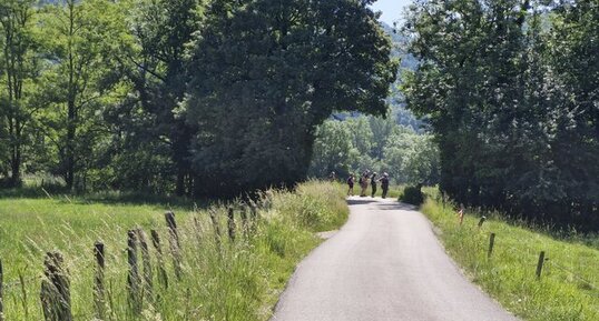 Le long du Guiers, Savoie.
